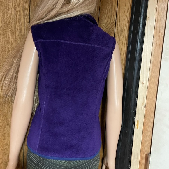 Patagonia Re Tool Fleece Vest Purple-zip Up - Picture 5 of 16